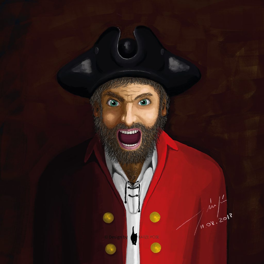 #draw, #drawing, #art, #artist, #digitalart, #digitalartwork, #painting, #paintings, #digitalpainting, #digitalpaintings, #oil , #oilpastel, #pastel, #pirate, #pirates, #captain, #sailing, #illustration, #katzepose